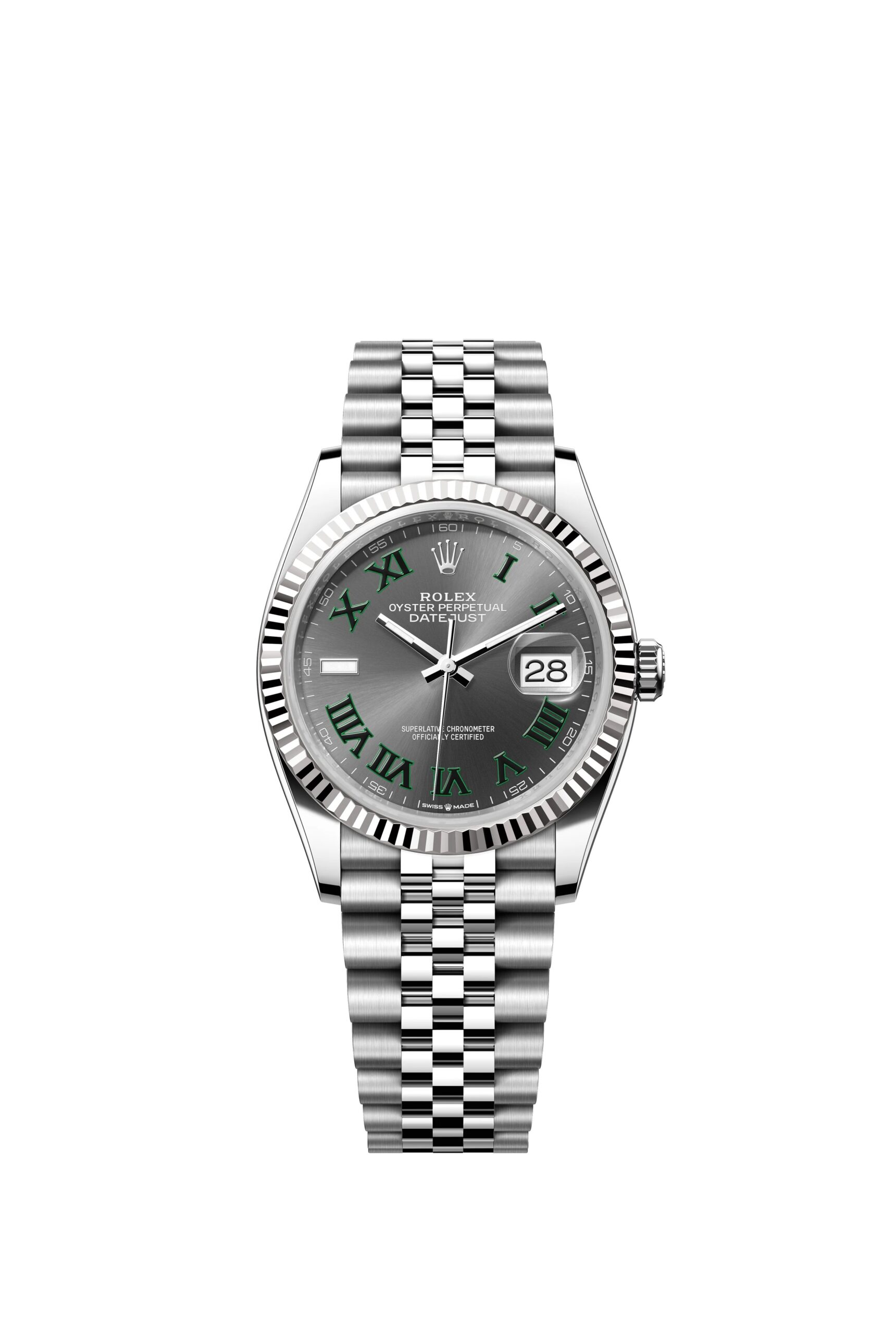 Rolex Datejust 36 Oyster, 36 mm, Oystersteel and white gold Reference 126234