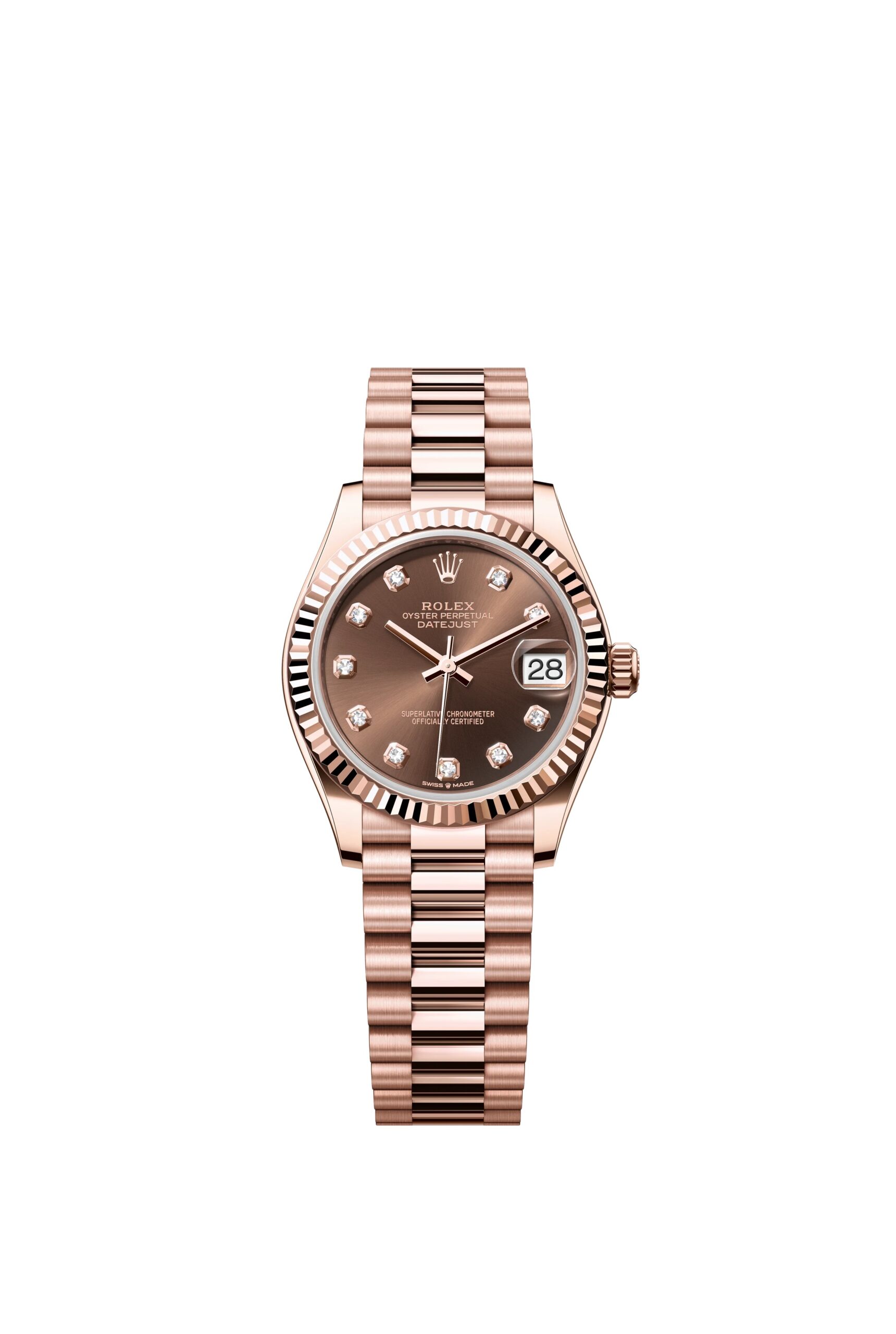 Rolex Datejust 31 Oyster, 31 mm, Everose gold Reference 278275