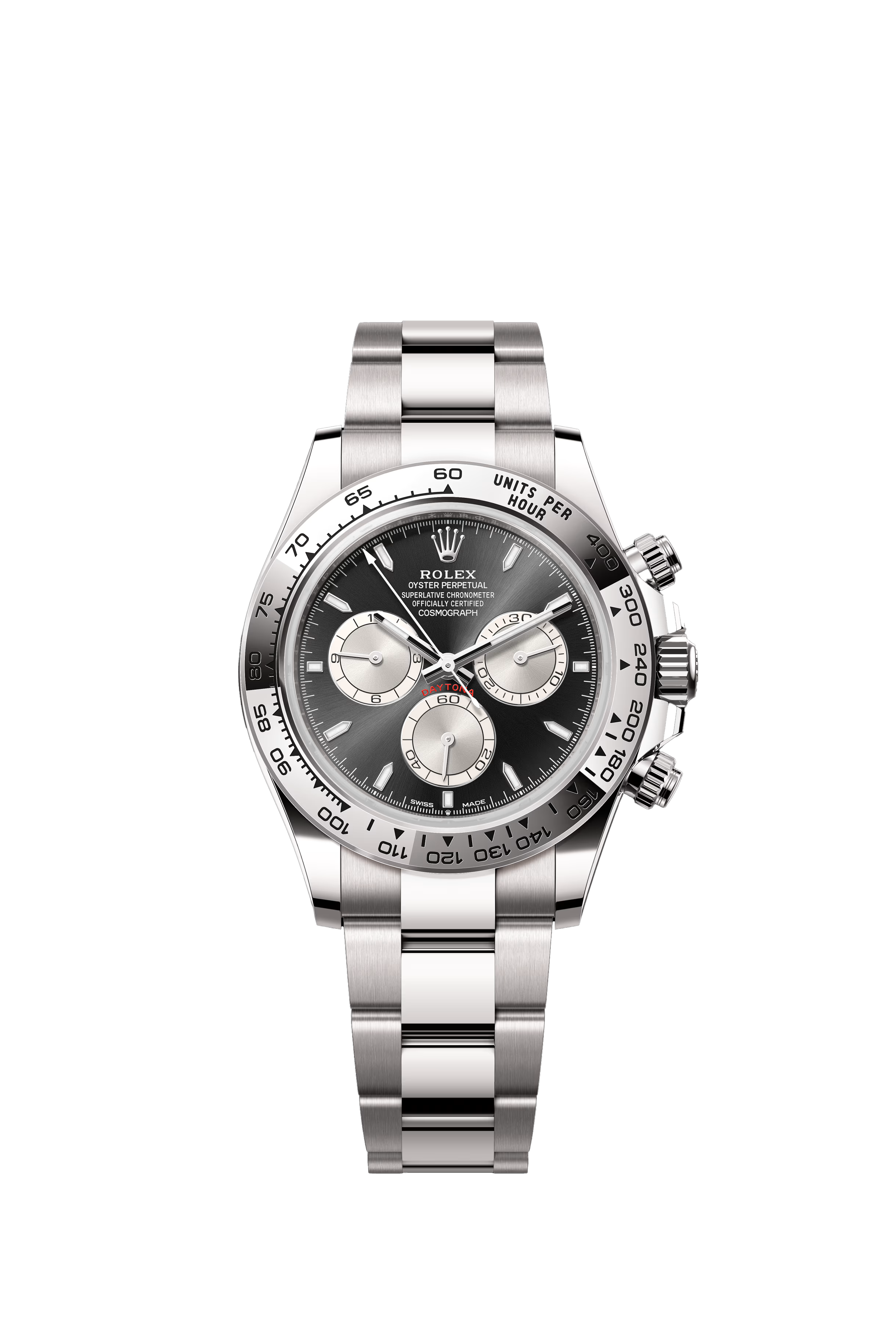 Rolex Cosmograph Daytona Oyster, 40 mm, white gold Reference 126509