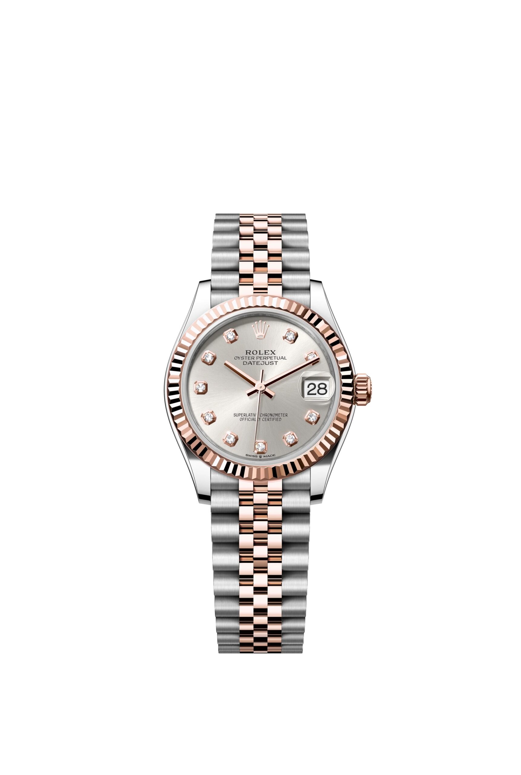 Rolex Datejust 31 Oyster, 31 mm, Oystersteel and Everose gold Reference 278271