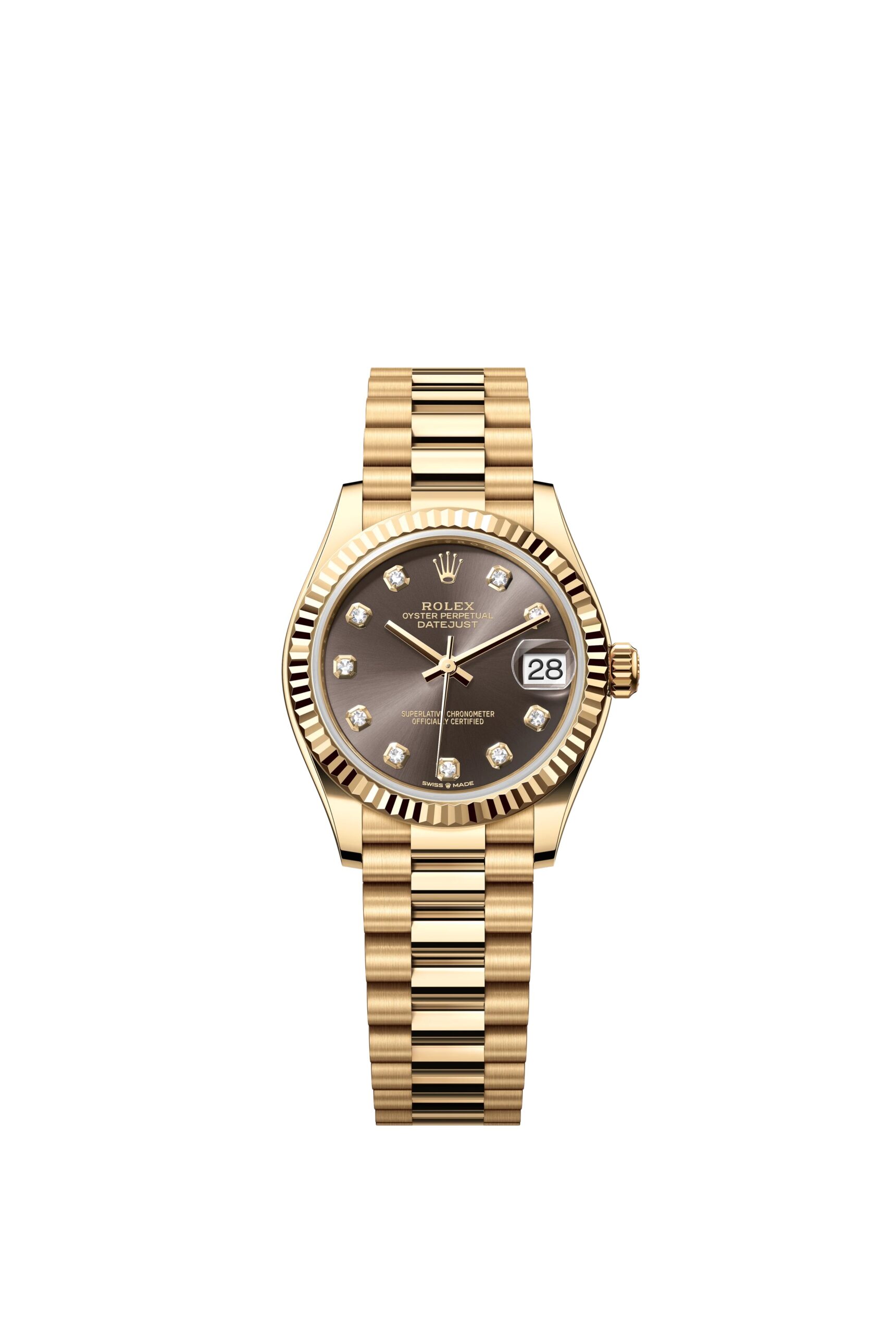 Rolex Datejust 31 Oyster, 31 mm, yellow gold Reference 278278