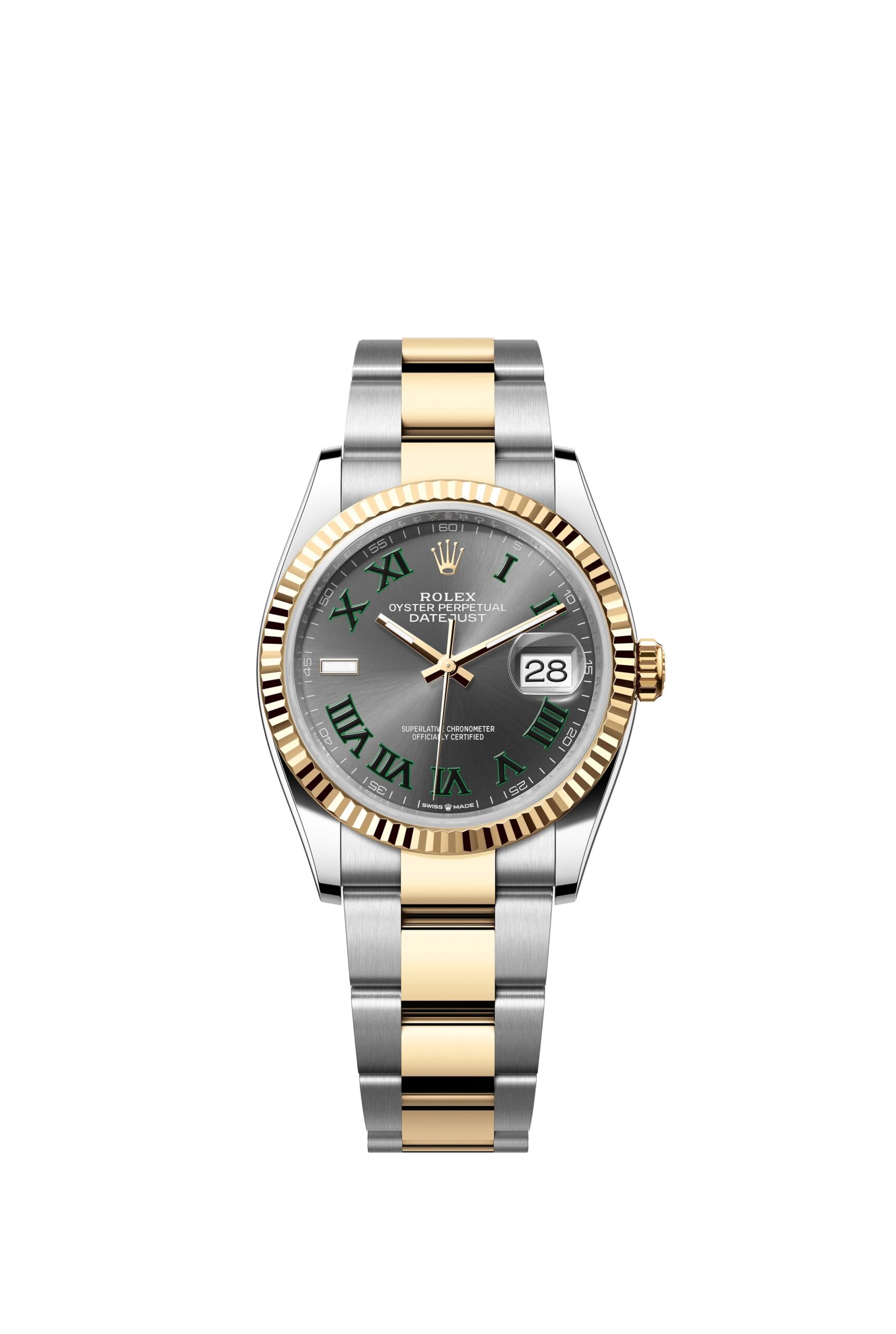 Rolex Datejust 36 Oyster, 36 mm, Oystersteel and yellow gold Reference 126233