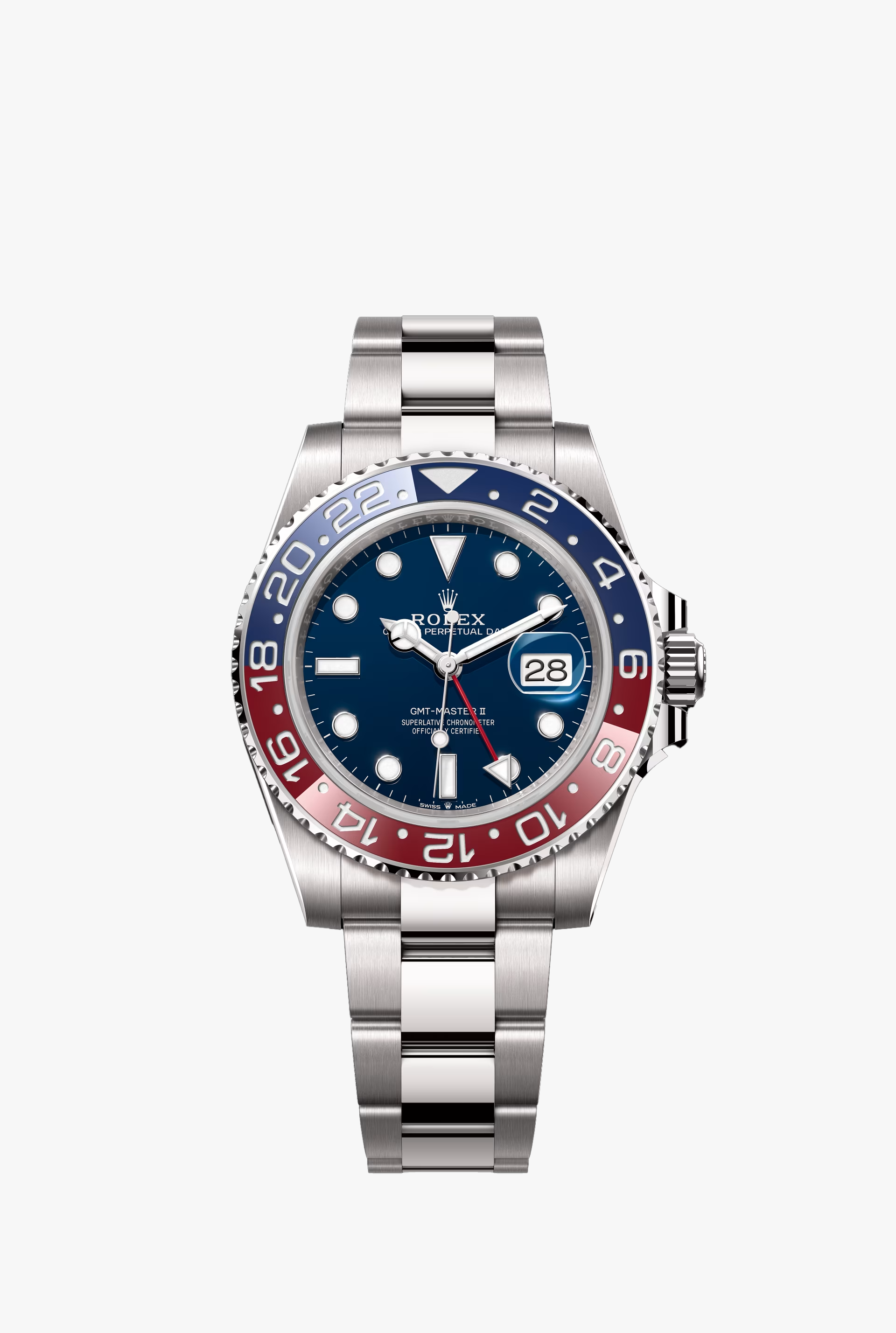 Rolex GMT-Masterl Oyster,40 mm,white gold Reference126719BLRO