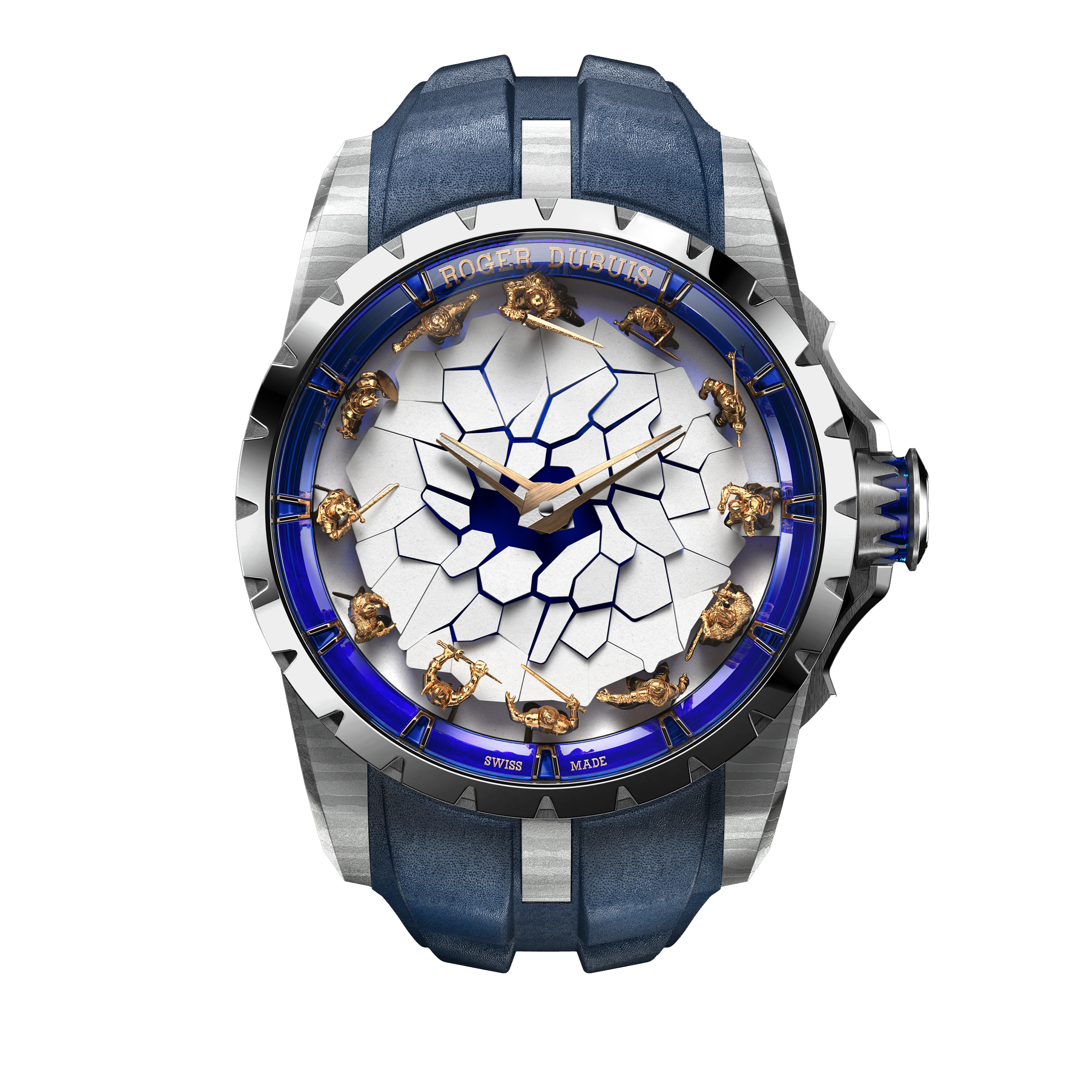 Roger Dubuis KNIGHTS OF THE ROUND TABLE DAMASCUS TITANIUM DBEX1058 Titanium, Automatic, self-winding, 45mm