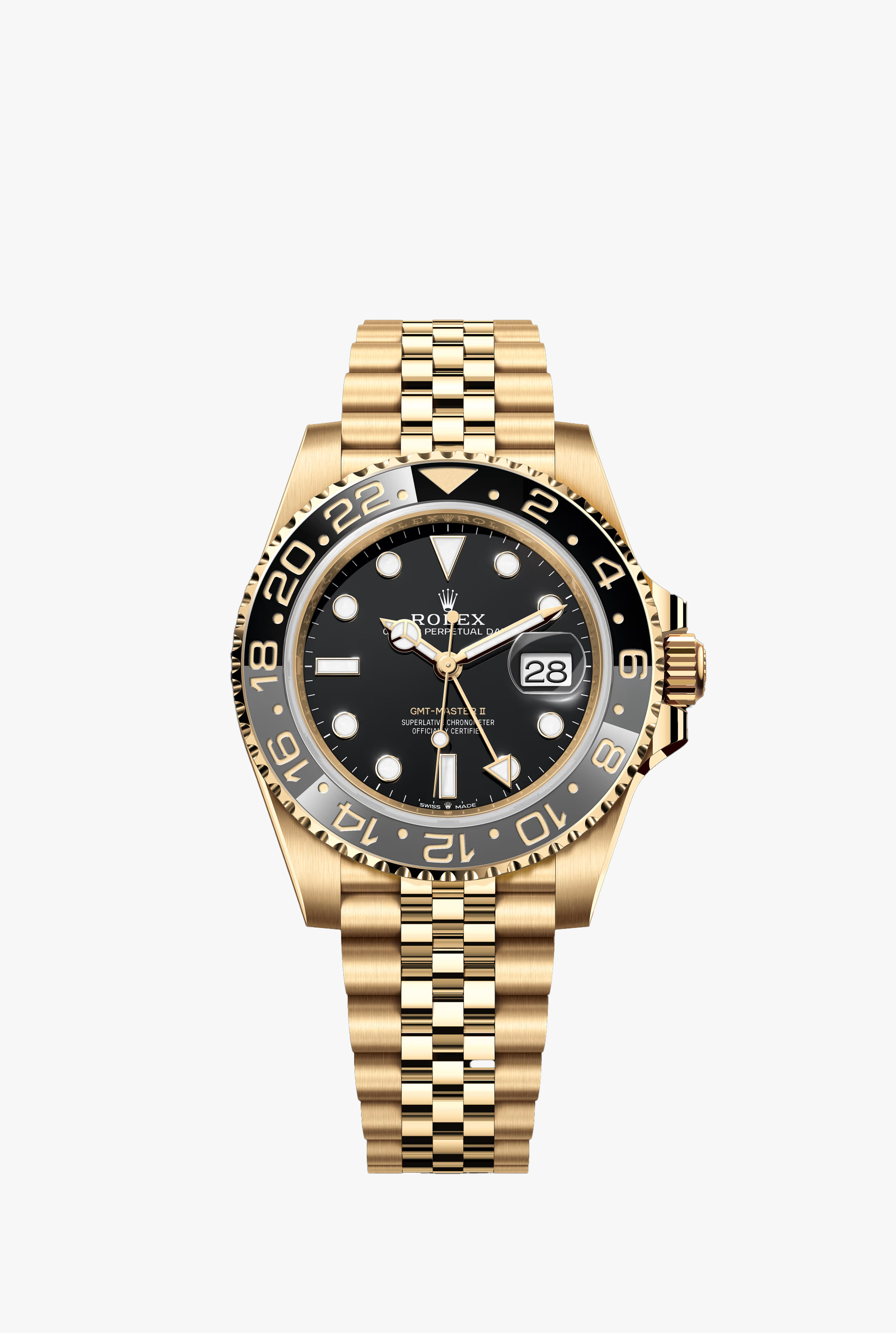 Rolex GMT-Masterl Oyster,40 mm, yellow gold Reference 126718GRNR