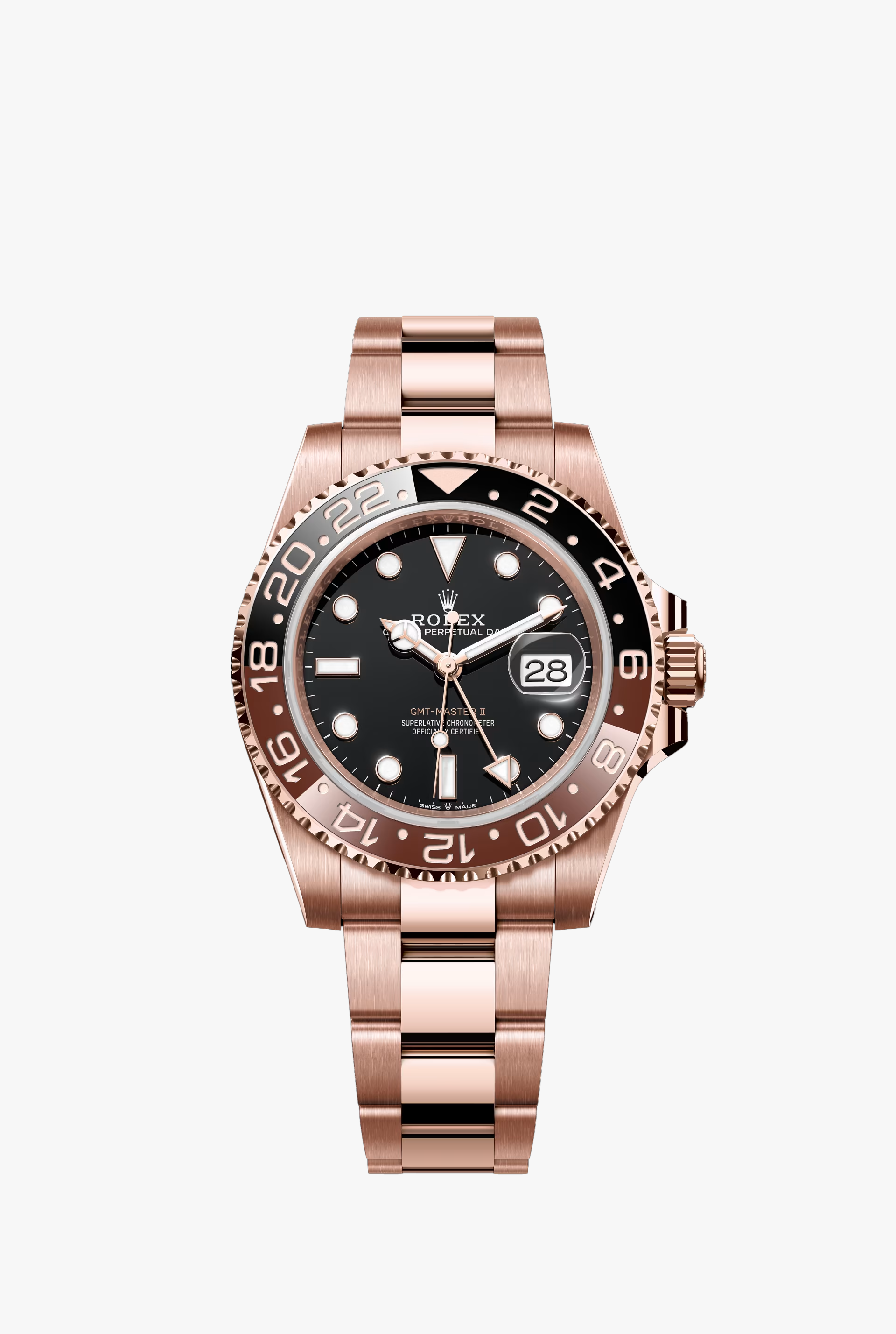 Rolex GMT-Master l Oyster,40 mm, Everose gold Reference 126715CHNR
